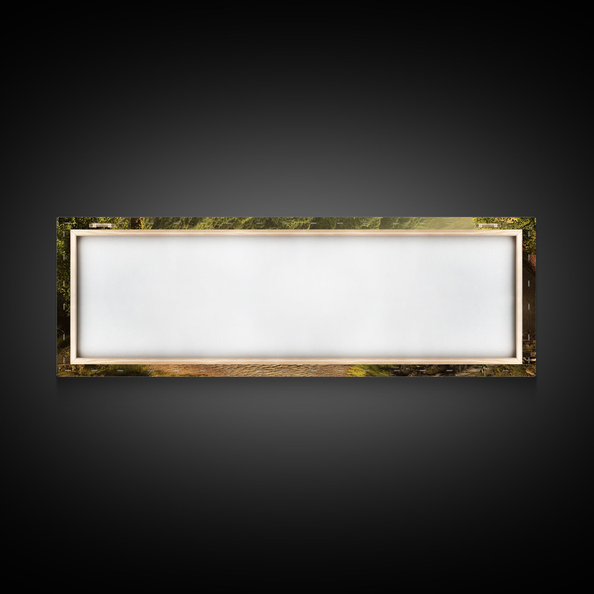 Cute Irish Village Framed Canvas Print, Ireland Painting Print, Ireland Wall Art, Irish Home Decor, Irish Painting, Panoramic Print