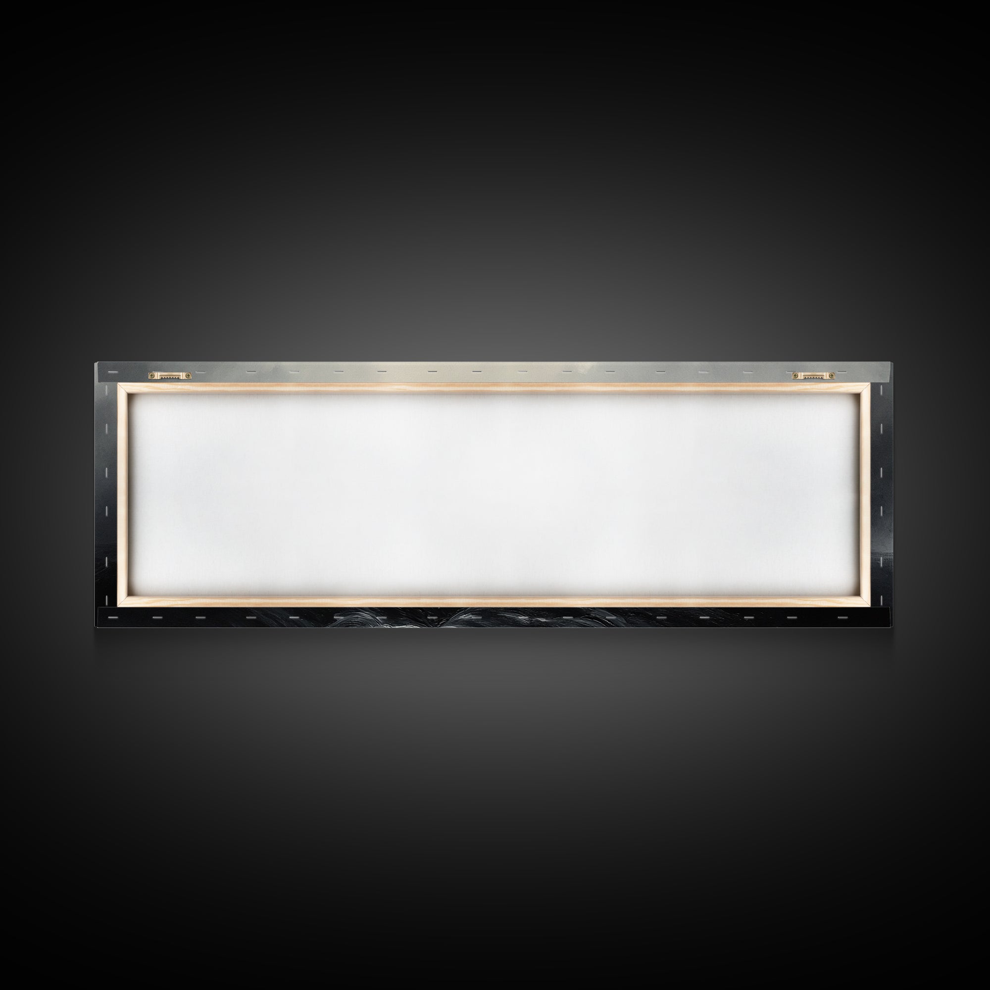 A storm rolls in over the ocean, framed canvas print - wood framed wall art - seascape painting - ocean painting