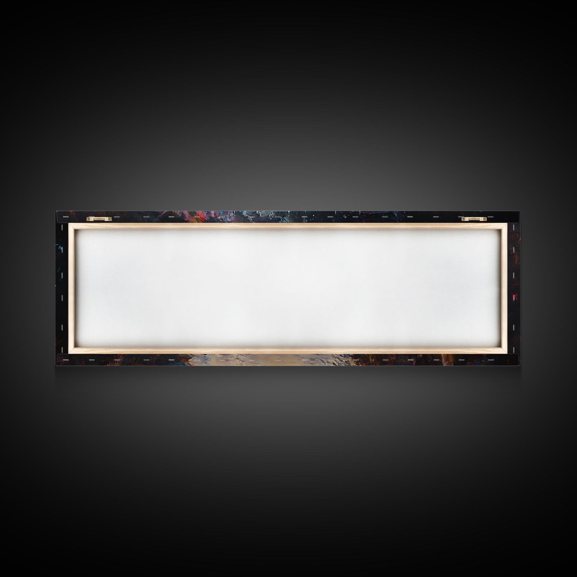 Panoramic Nativity Painting Print, Christmas Decor, Canvas Print, Retro Nativity Scene Oil Painting, Modern Art For Christmas