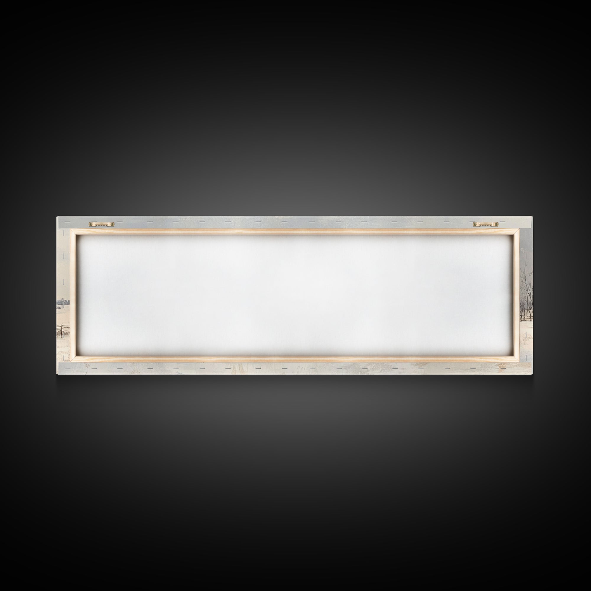 Barn Landscape Oil Painting Print - Retro Farm Wall Art - Village Wall Art - Old Red Barn In Winter - Winter Landscape - Winter Centerpiece Art