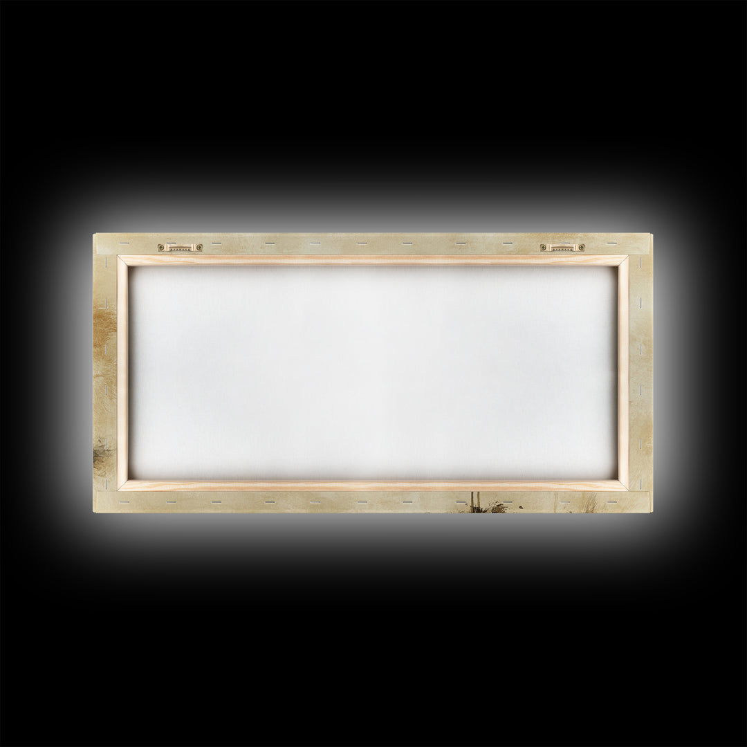 Bonzai Abstract Wall Art Framed Canvas Print, Wabi Sabi Art, Wabi Sabi Decor, Boho Home Decor, Botanical Prints