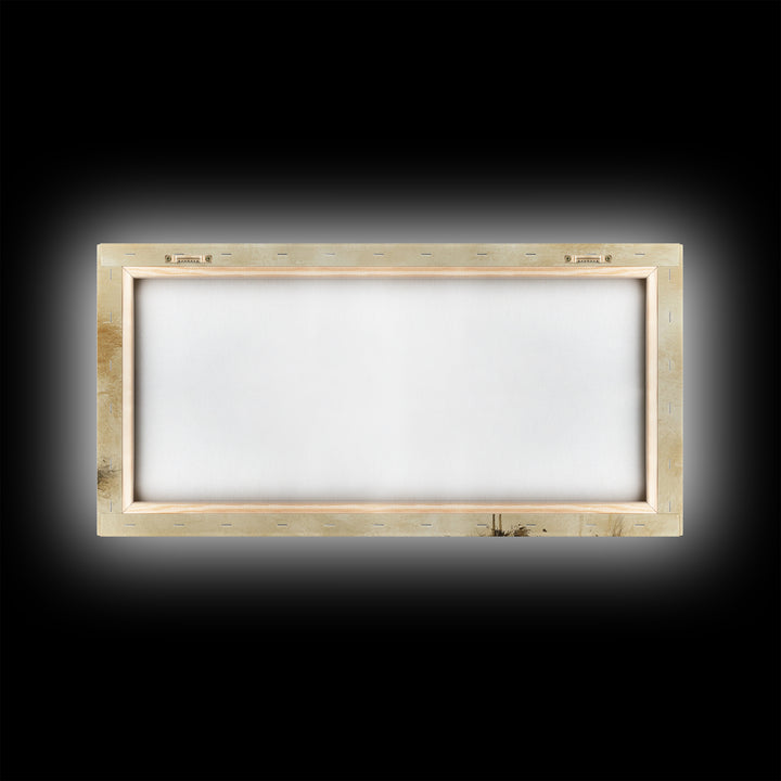 Bonzai Abstract Wall Art Framed Canvas Print, Wabi Sabi Art, Wabi Sabi Decor, Boho Home Decor, Botanical Prints