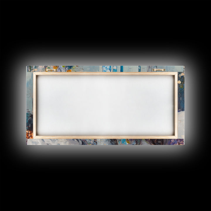 Decadent Young Woman Inspired Wall Art, Framed Canvas Print, Victorian Oil Painting Of a Woman Taking a Nap, Cute Bedroom Decor