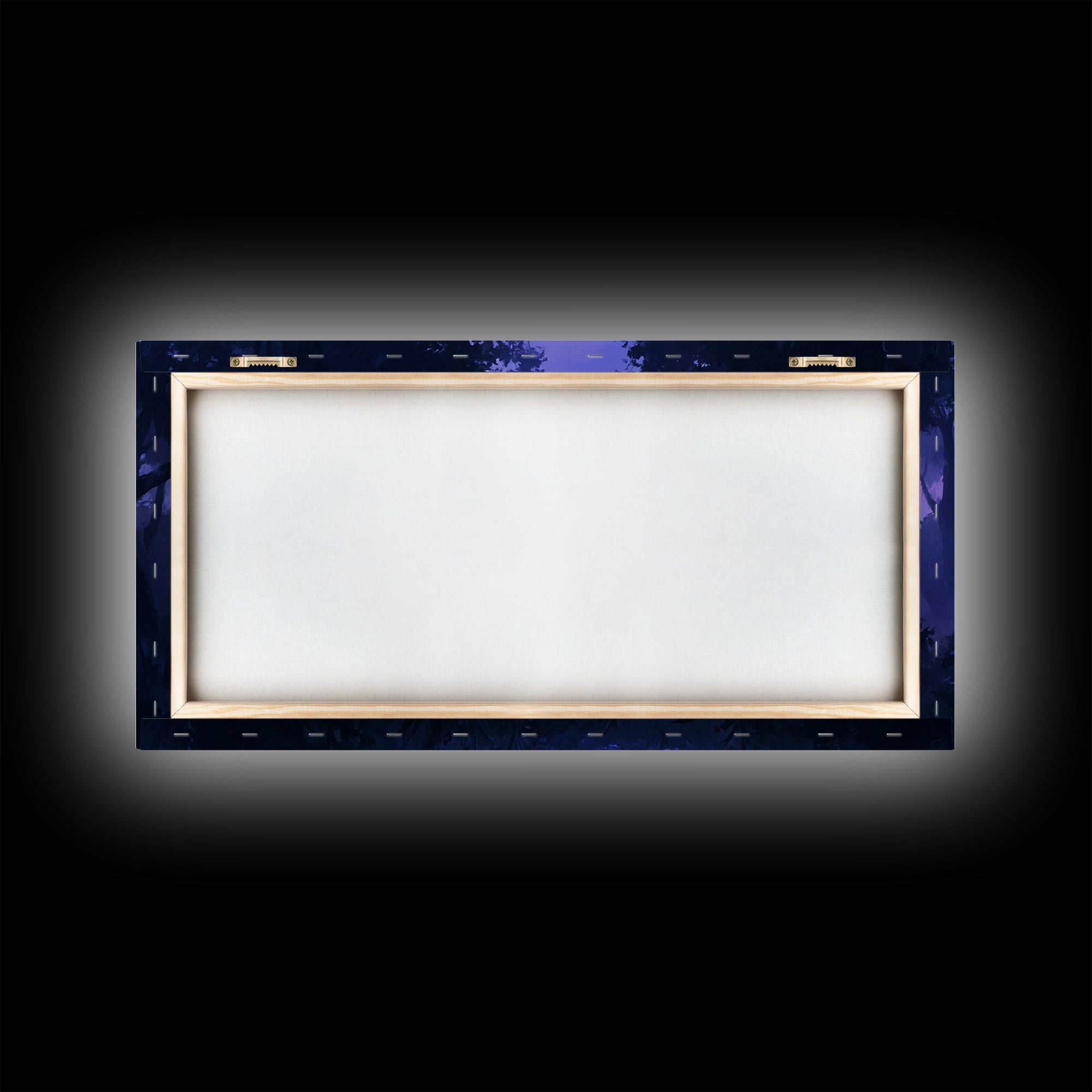 Dark Fantasy Forest Wall Art, Framed Canvas Print, Landscape Painting Print, Moody Home Decor, Landscape Wall Art, Living Room Decor