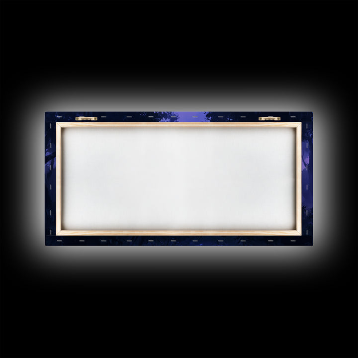 Dark Fantasy Forest Wall Art, Framed Canvas Print, Landscape Painting Print, Moody Home Decor, Landscape Wall Art, Living Room Decor