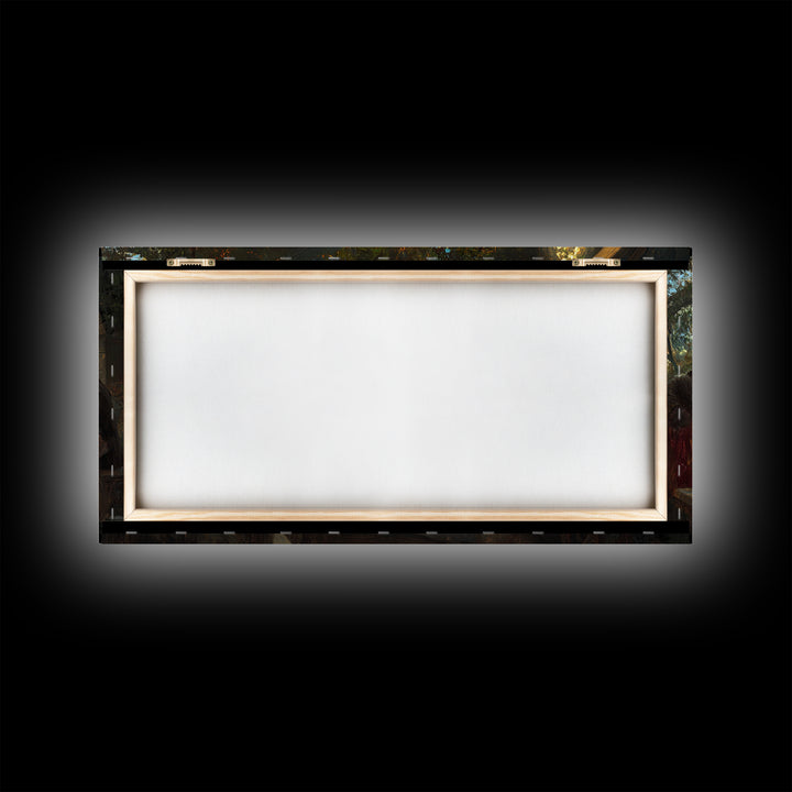 The Last Supper - Framed Canvas Print - Christian Wall Art - Chistmas Home Decor - Last Supper Oil Painting Print - Christian Home Decor