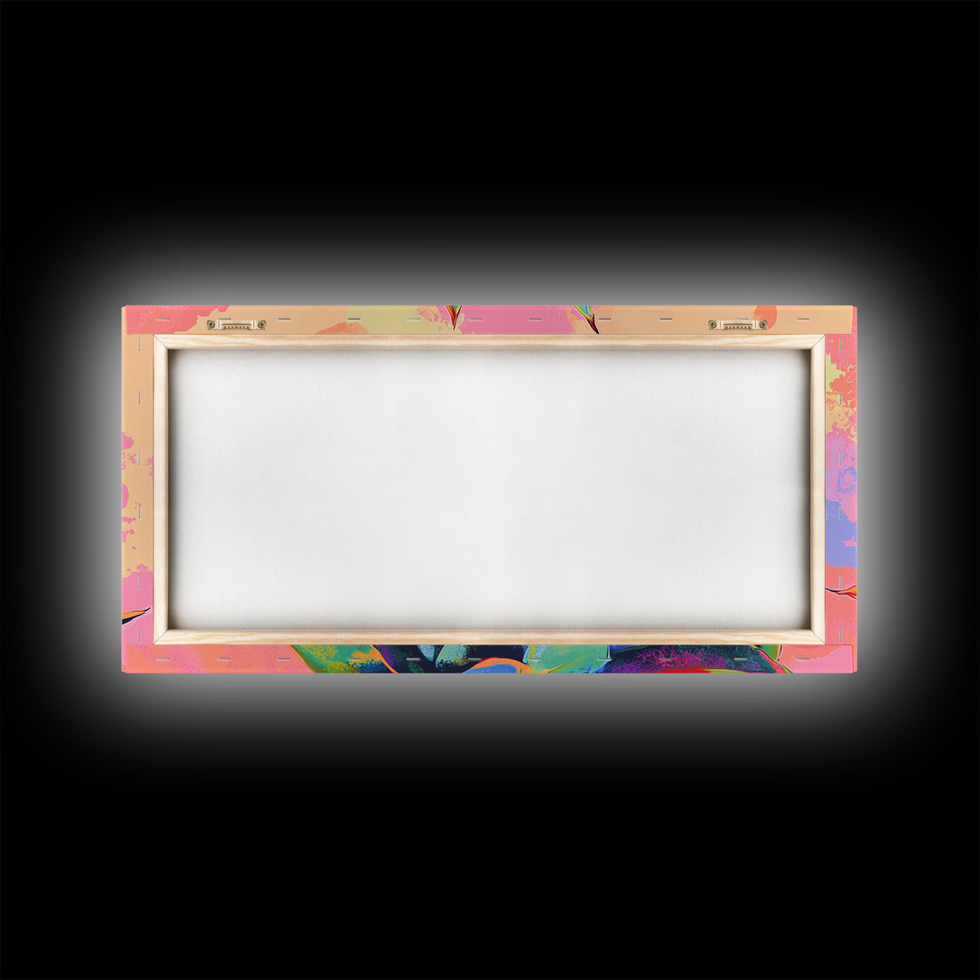 Blue Agave Wall Art Framed Canvas Print | Mexicano Art | Pueblo Style Southwestern Art | Arizona Art | Mexicano Wall Art | Agave Painting