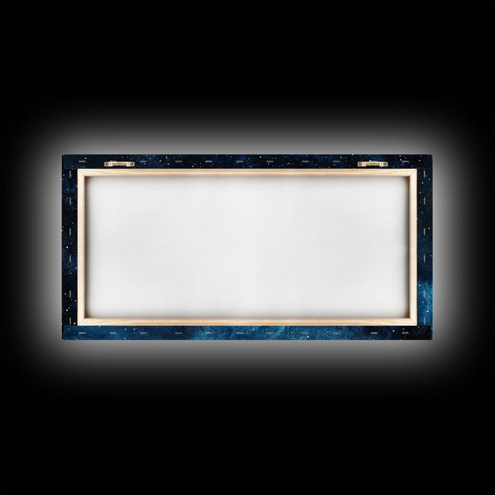 Abstract Oil Painting Print Of The Full Moon - Framed Canvas Print - Ready To Hang - Full Moon Art - Witchy Decor - Full Moon Painting