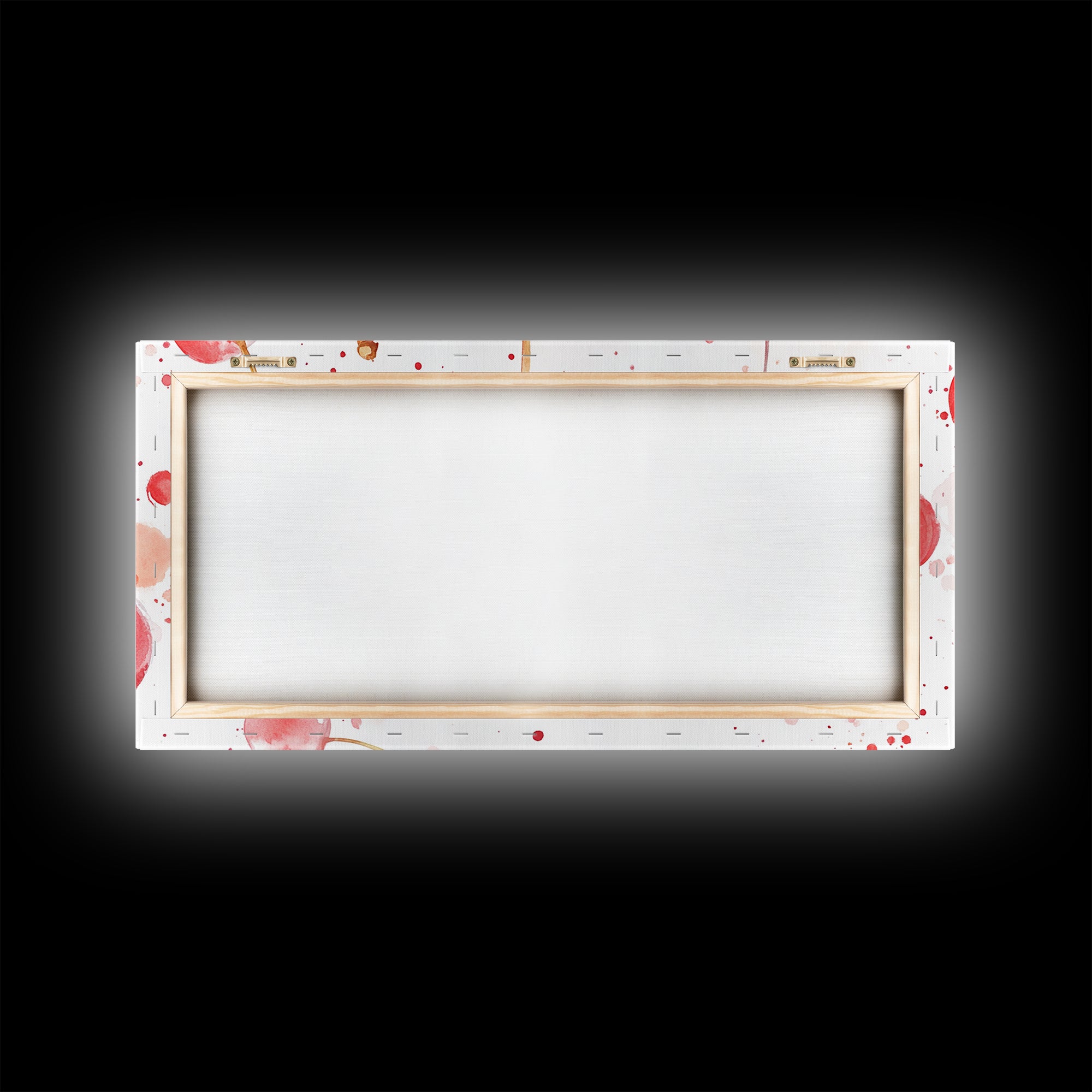 Cherry Painting Canvas Print - Kitchen Wall Art - Kitchen Decor - Cherry Wall Art - Kitsch Decor - Eclectic Home Decor