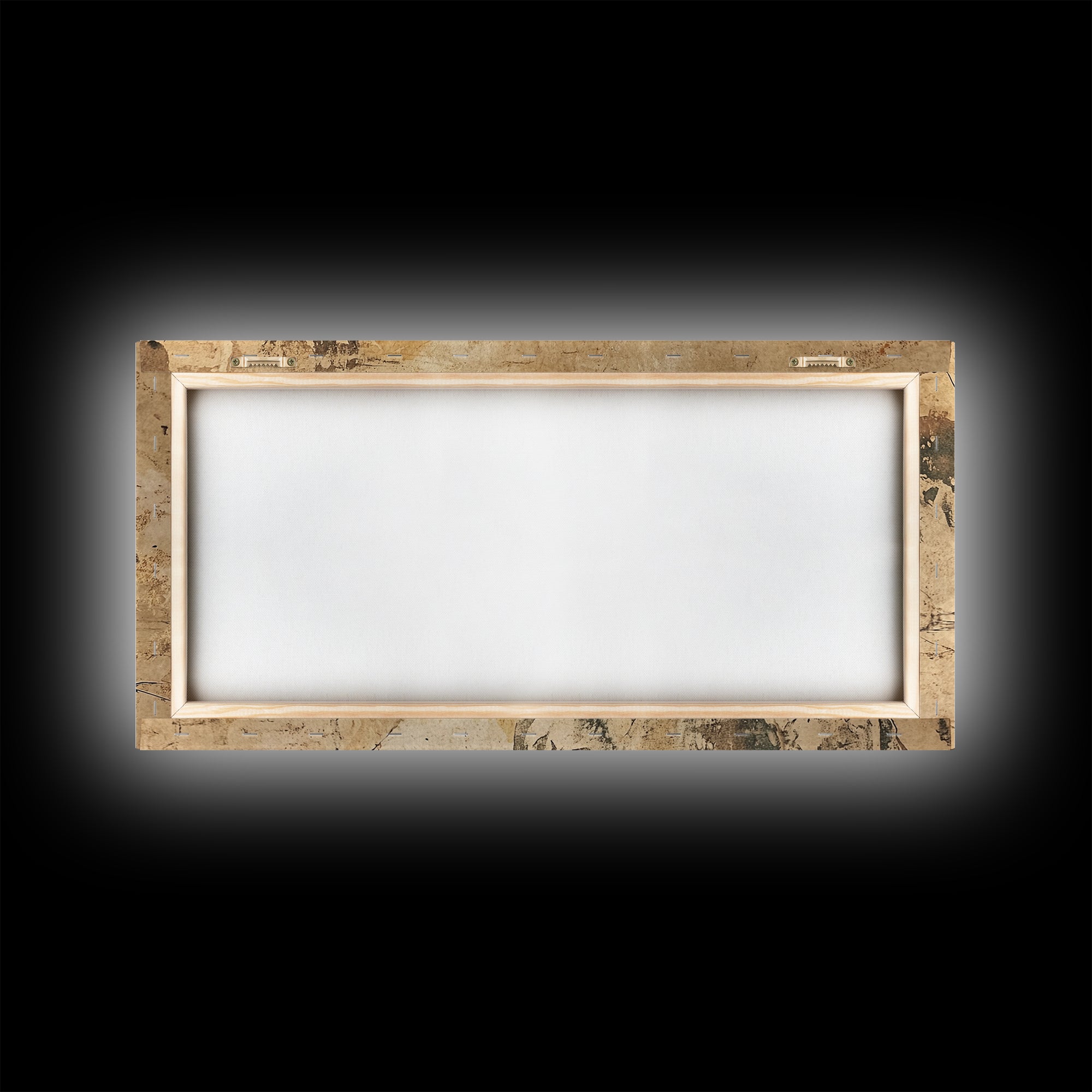 Cute Kissing Mallard Ducks - Rustic Farmhouse Wall Art - Framed Canvas Print - Gift For Hunter or Outdoorsman - Cabin Art - Cabin Decor