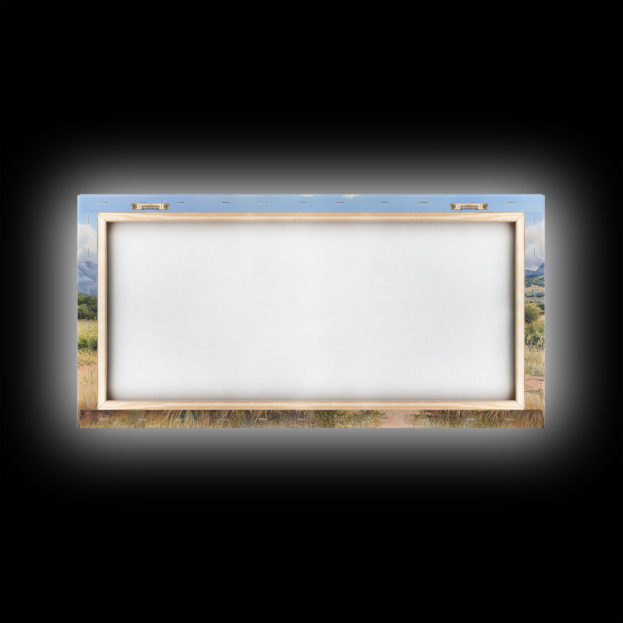 Abandoned Cabin In The Nevada Desert - Framed Canvas Print - Kitsch Wall Art - Desert Landscape Painting - Barn Oil Painting - Desert Art