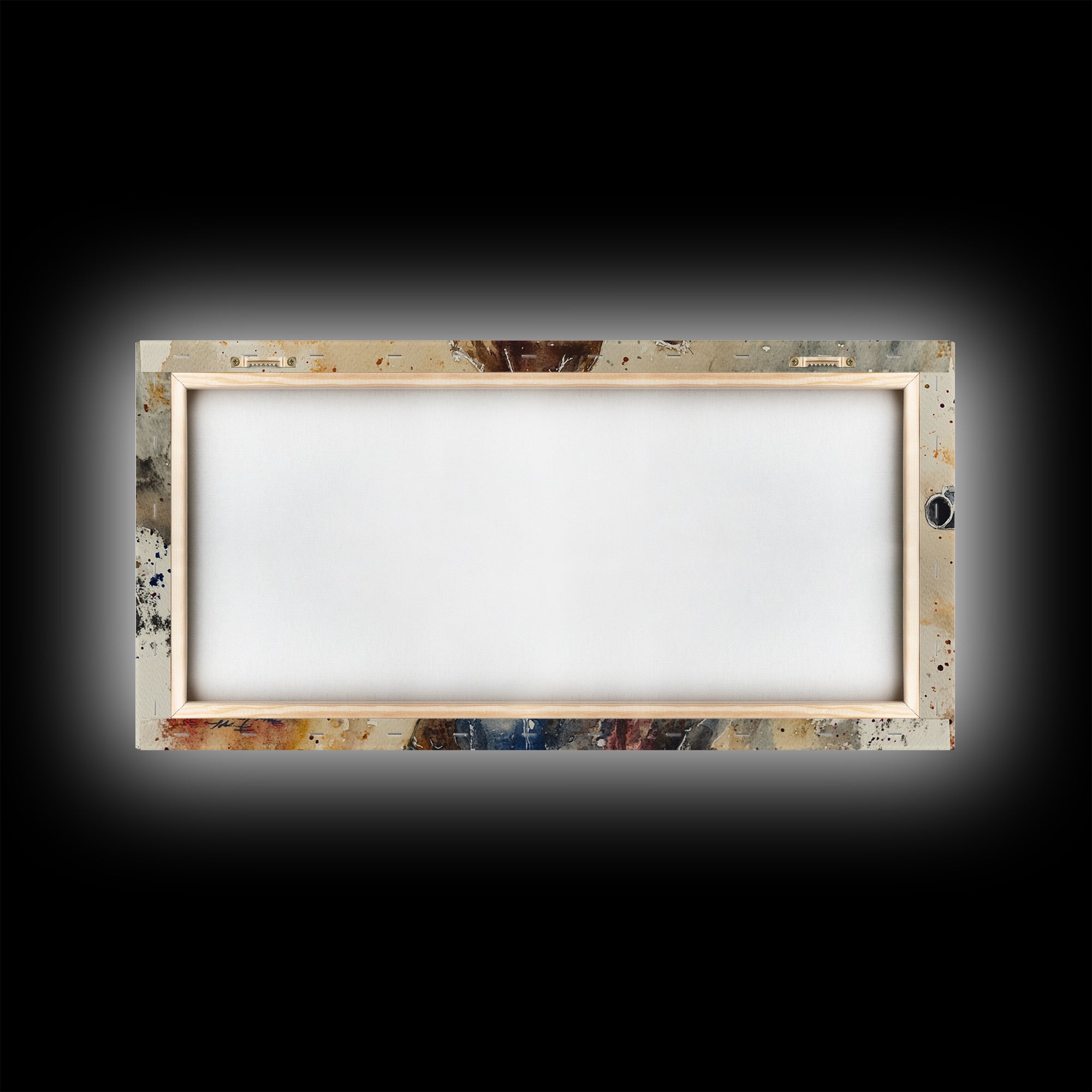 Rootin' Tootin' Cowboy Shootin' Wildwest Cowboy Raccoon Canvas Print - Racoon Painting - Cowboy Raccoon