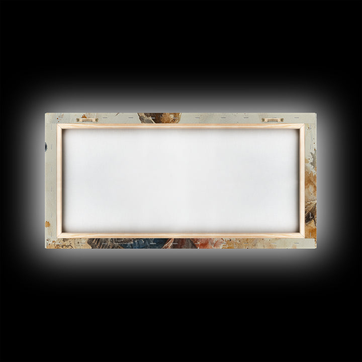 Rootin' Tootin' Cowboy Shootin' Wildwest Cowboy Raccoon Canvas Print - Racoon Painting - Cowboy Raccoon - Wild West Art