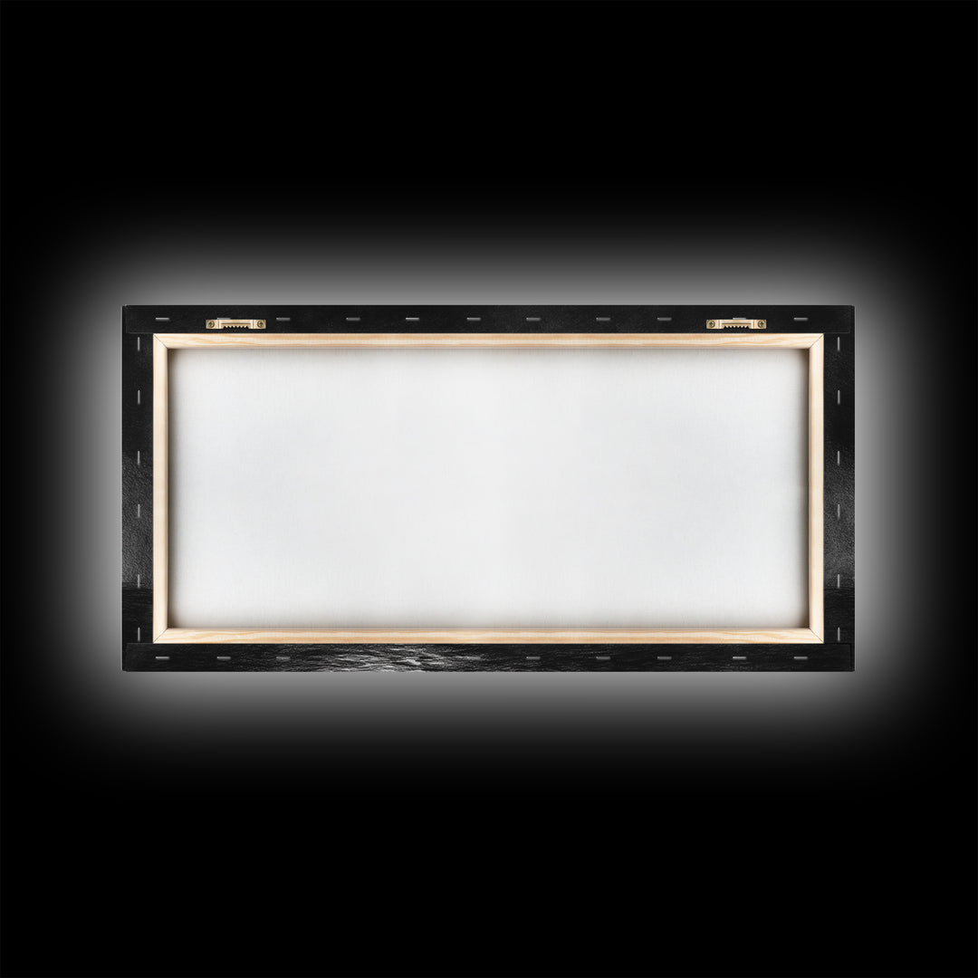 Black and White Sketch Print of a Sailboat In a Storm, Framed Canvas Print, Nautical Wall Art, Nautical Home Decor