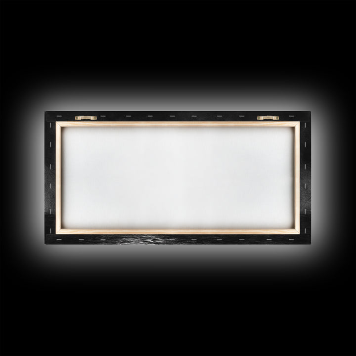 Black and White Sketch Print of a Sailboat In a Storm, Framed Canvas Print, Nautical Wall Art, Nautical Home Decor