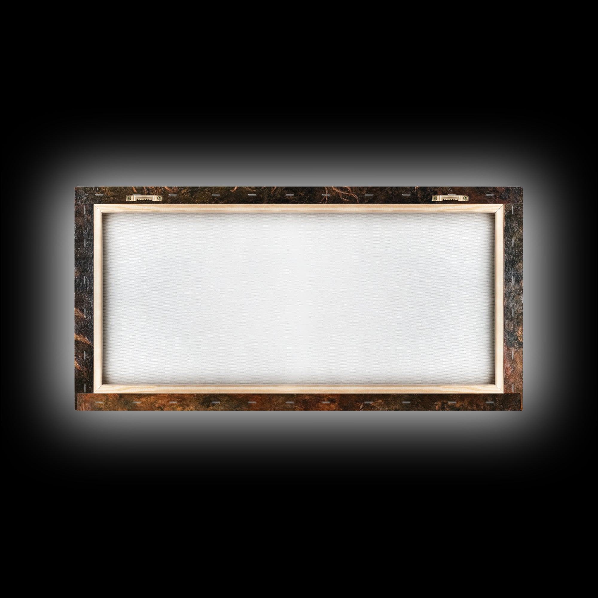 Deer In The Forest 19th Century Folk Art Style Canvas Print, Folk Art Oil Painting Print, Liminal Art, Abstract Painting Home Decor