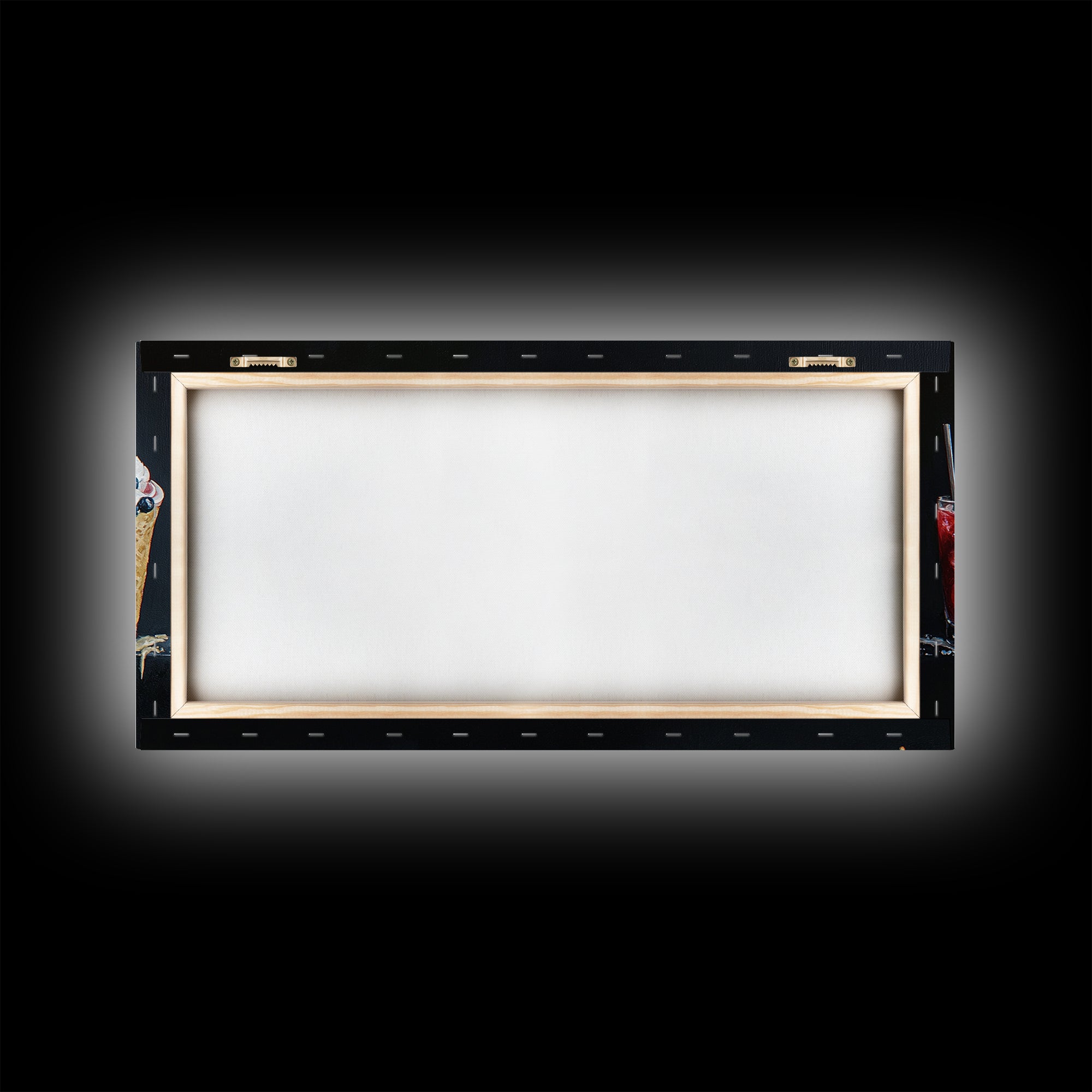 Diner Decor, Restaurant Wall Art, Canvas Print Painting Of Burgers, Desserts and Milk Shakes - 1950s Diner Wall Art