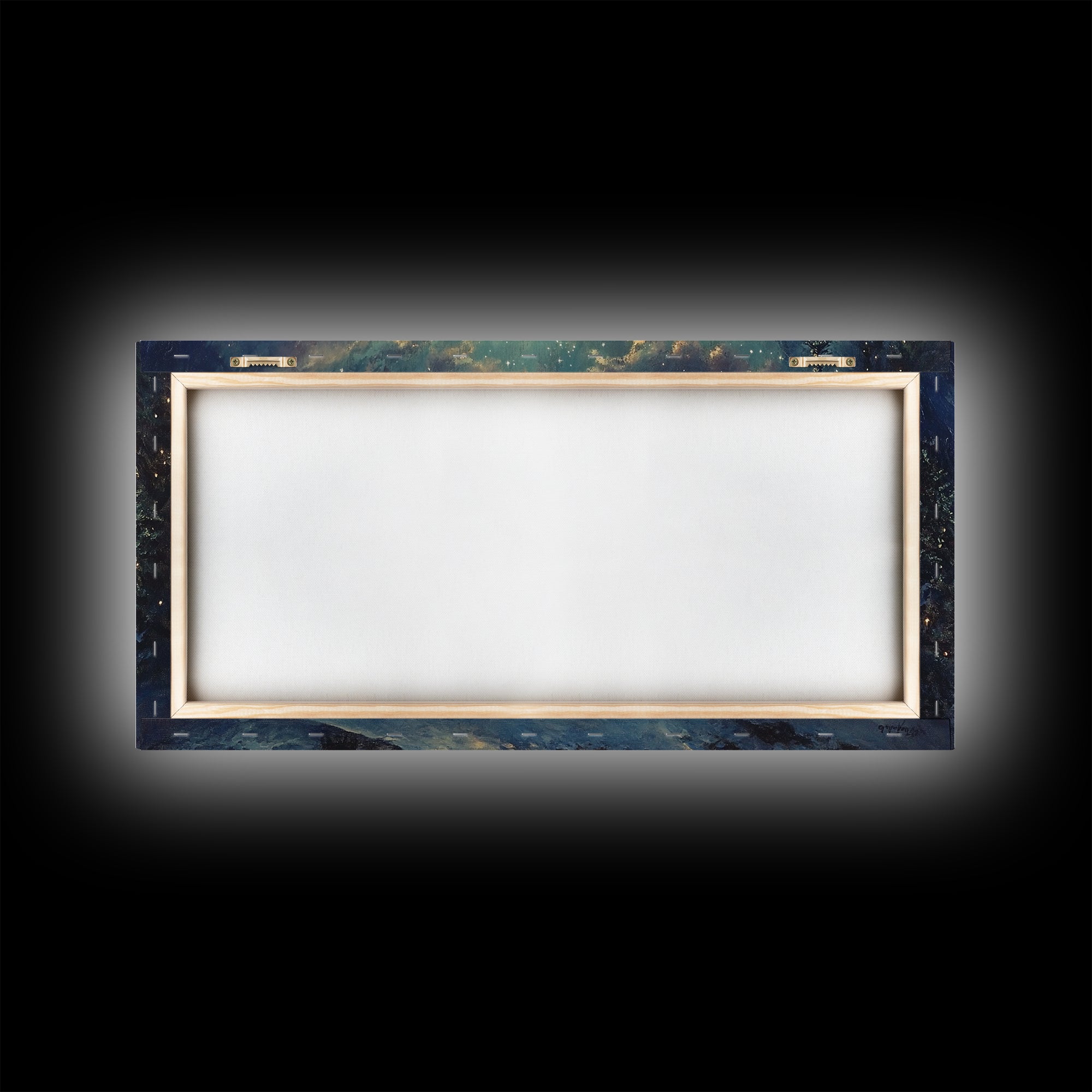 Christmas In The Mountains, Nativity Scene, Christmas Canvas Print, Christmas Decoration, Christmas Centerpiece Wall Art, Christmas Village