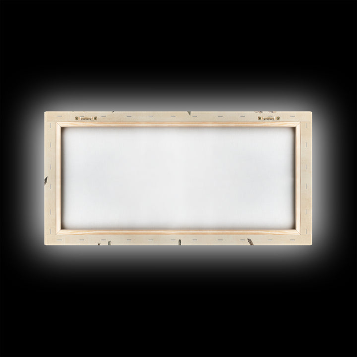 Boho Botanical Sketch Print, Botanical Wall Art, Framed Canvas Print, Minimalist Pencil Sketch Wall Art, Minimalist Home Decor, Living Room Art