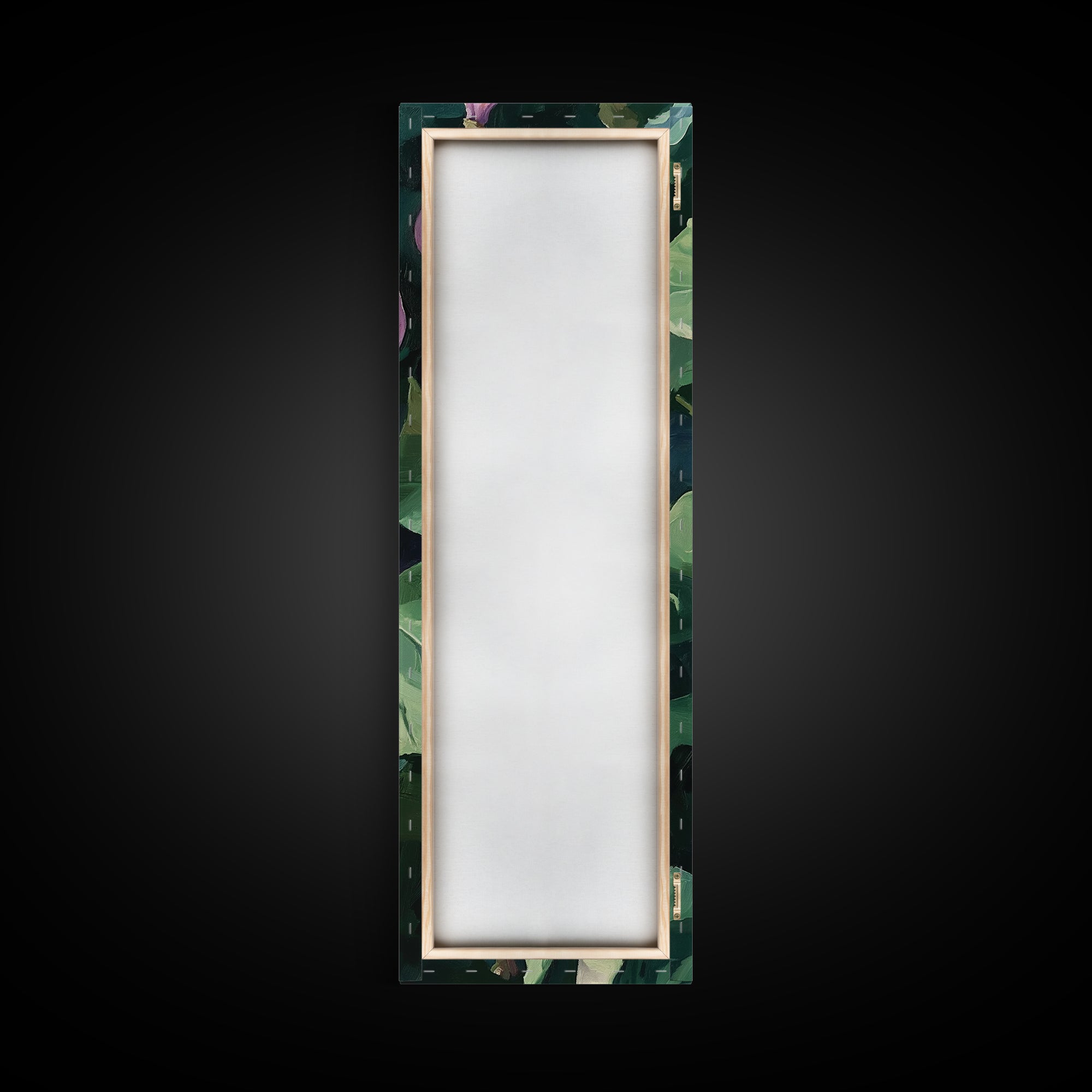 Canvas Print Figs and Leaves Painting Rustic Kitchen Art Farmhouse Decor Botanical Prints Food Review Wall Art