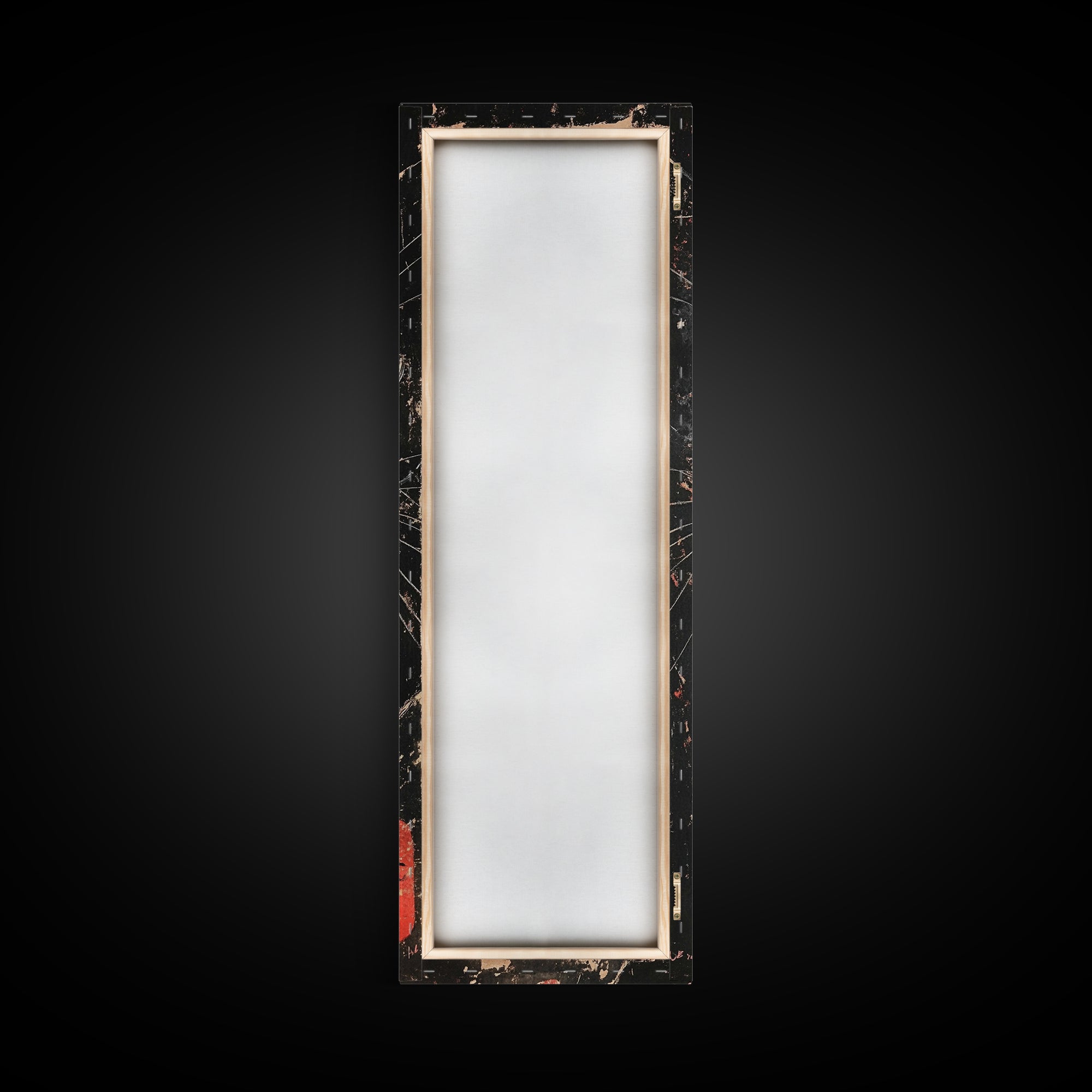 Canvas Print of Fierce Panther with Intense Stare, Dark Romance Painting, Gothic Home Decor, Chicano Art, Edgy Wall Art, Wild Spirit