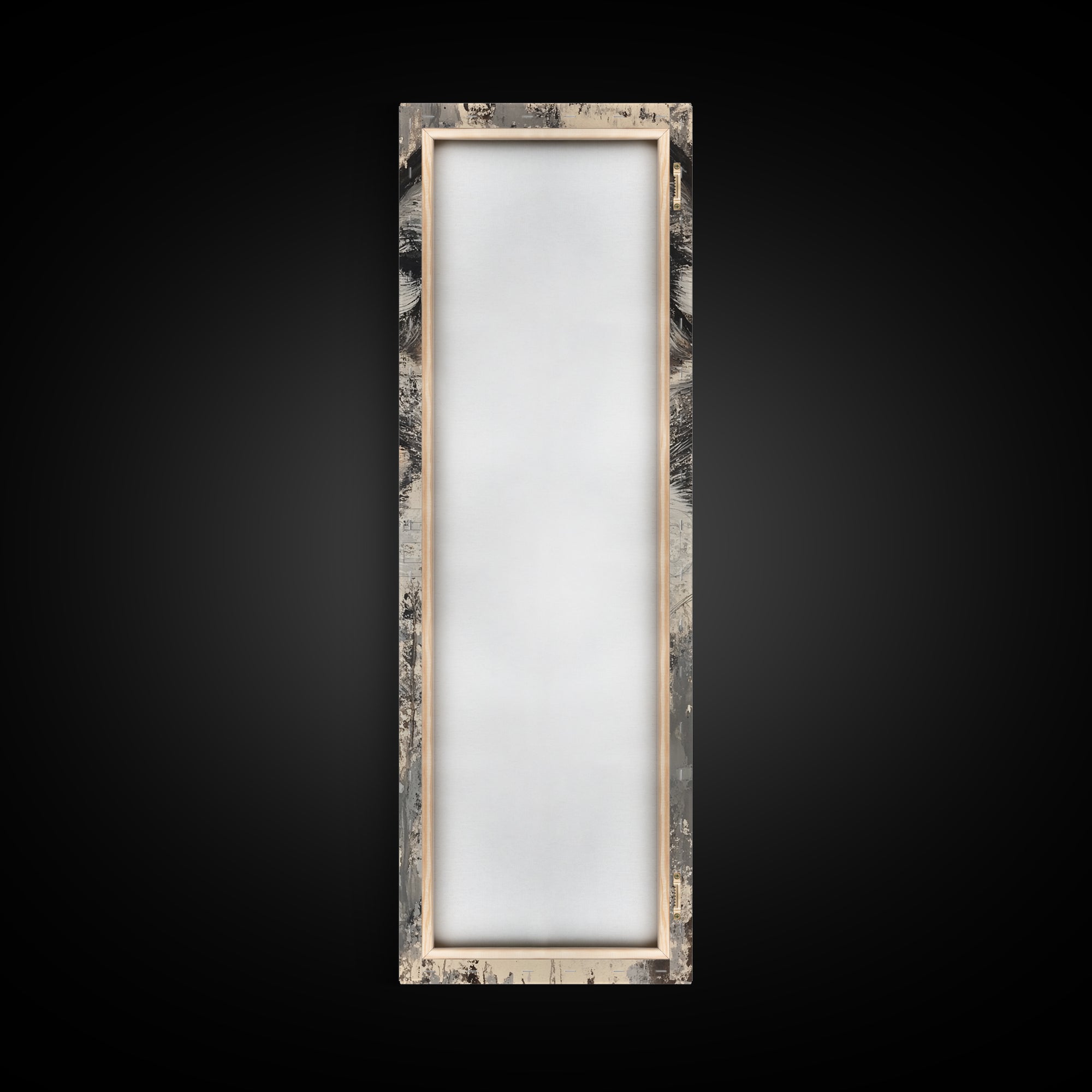 Canvas Print of Wolf Eyes Close-Up, Moody Art, Above Couch Art, Rustic Wall Art, Therapy Art, Wildlife Inspired