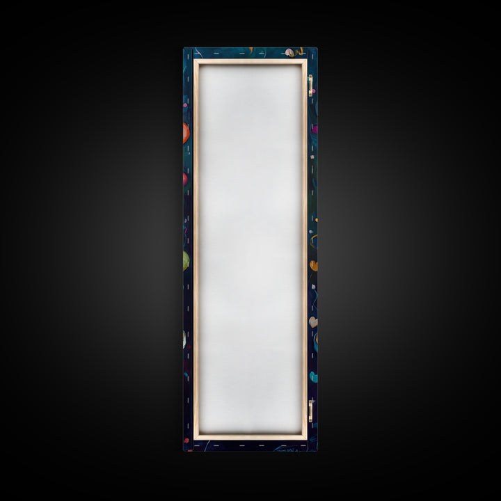 Cute Painting Print of a Birthday Cake - Framed Canvas - Preppy Dorm Room Decor - Wedding Decor - Birthday Cake Wall Art - Kitchen Decor