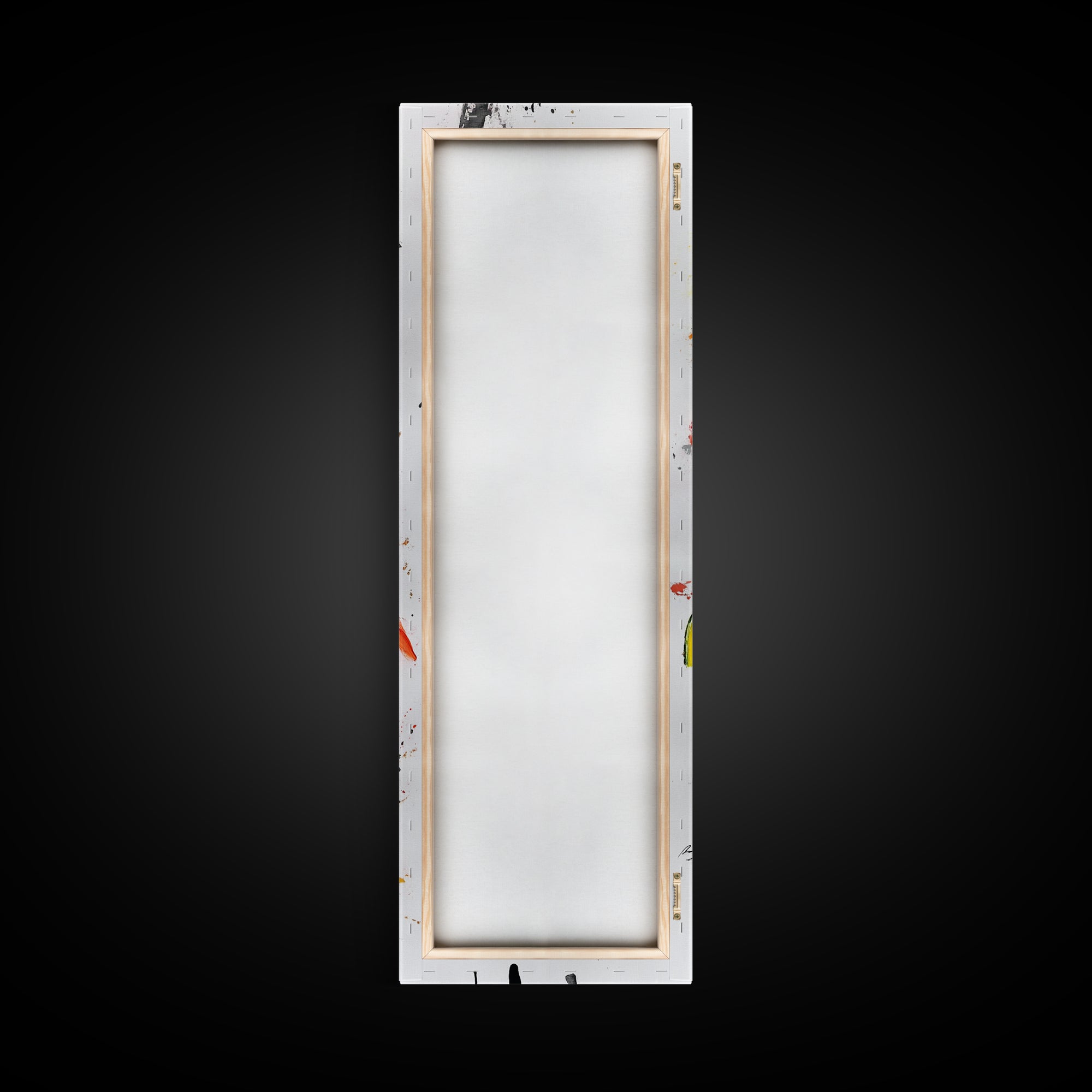 Abstract Art For Kitchen - Framed Canvas Print - Sushi Painting - Sushi Art - Kitsch Kitchen Wall Art - Tall Skinny Art - Narrow Wall Art - Kitchen Decor