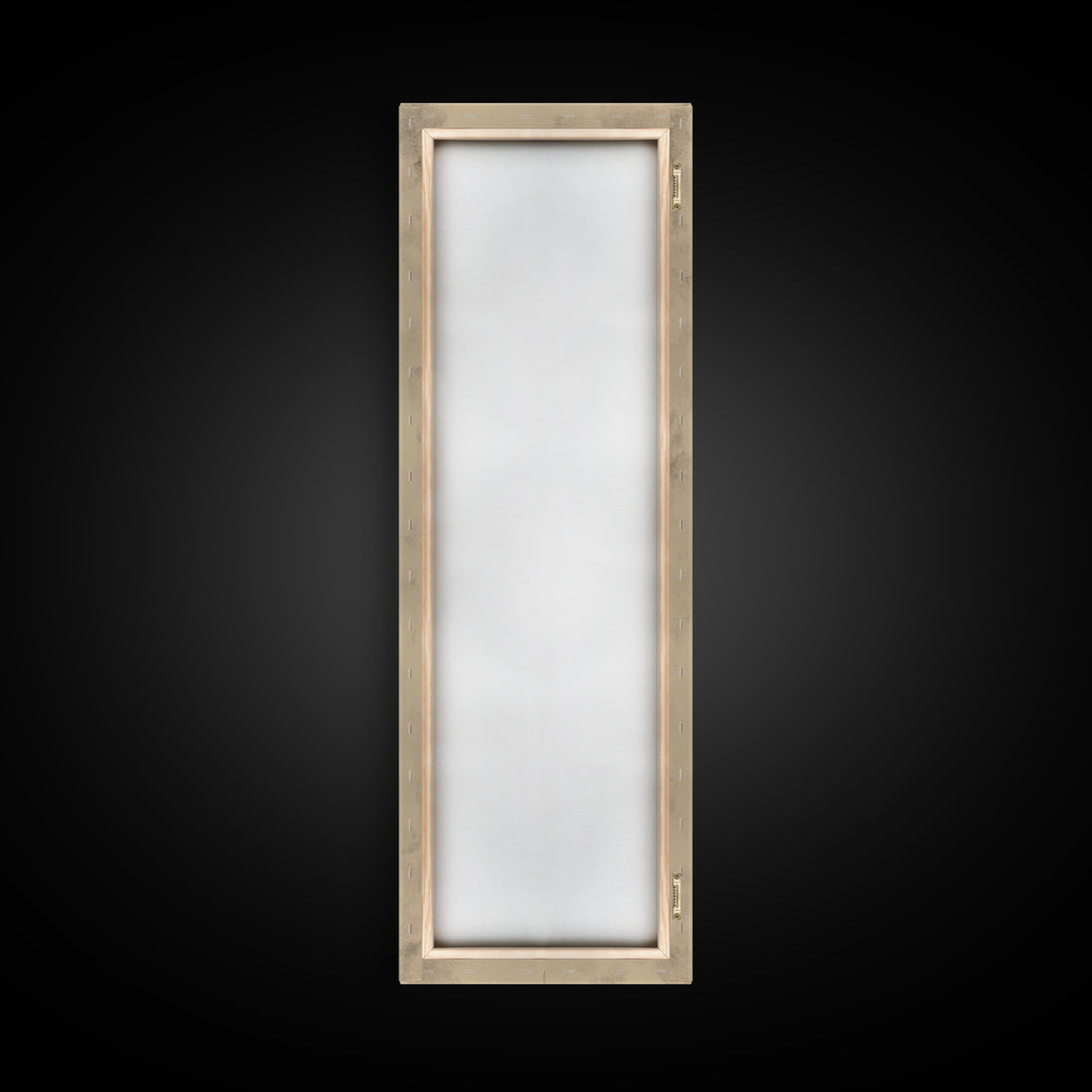 Black and White Sketch of a Rose, Framed Canvas Print, Narrow Art, Tall Skinny Art, Flower Painting, Paint of a Rose, Floral Prints