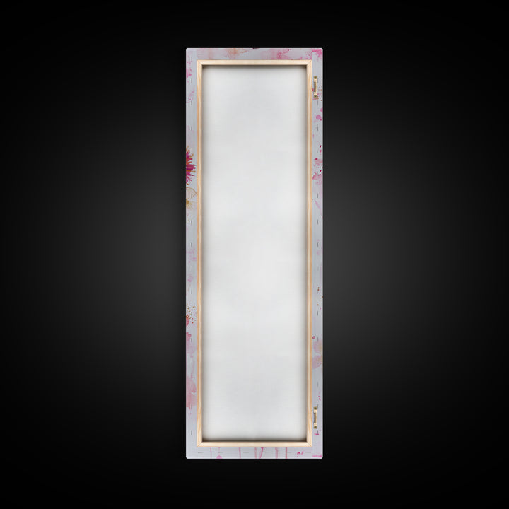 Dreamcatcher Boho Art Framed Canvas Print | Rustic Bedroom Decor | Tall Narrow Wall Art | Southwest Zen Painting | Gift Idea