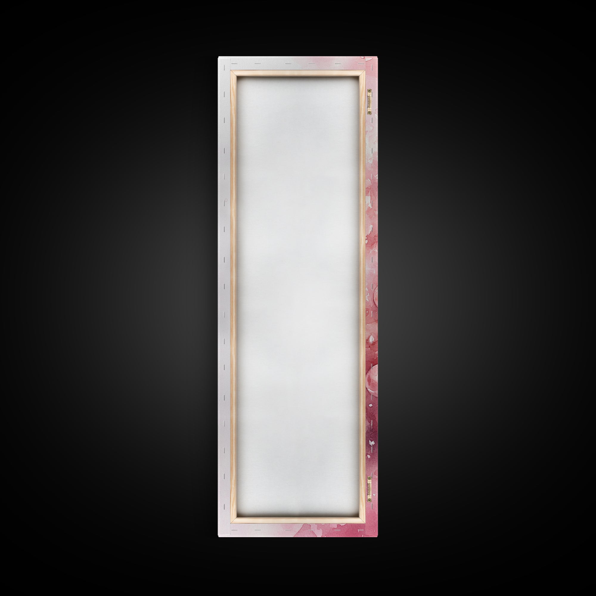 Bubble Abstract Framed Canvas Print Pink Abstract Art Minimalist Art Light Pink Wall Art Vertical Wall Art Living Room Art