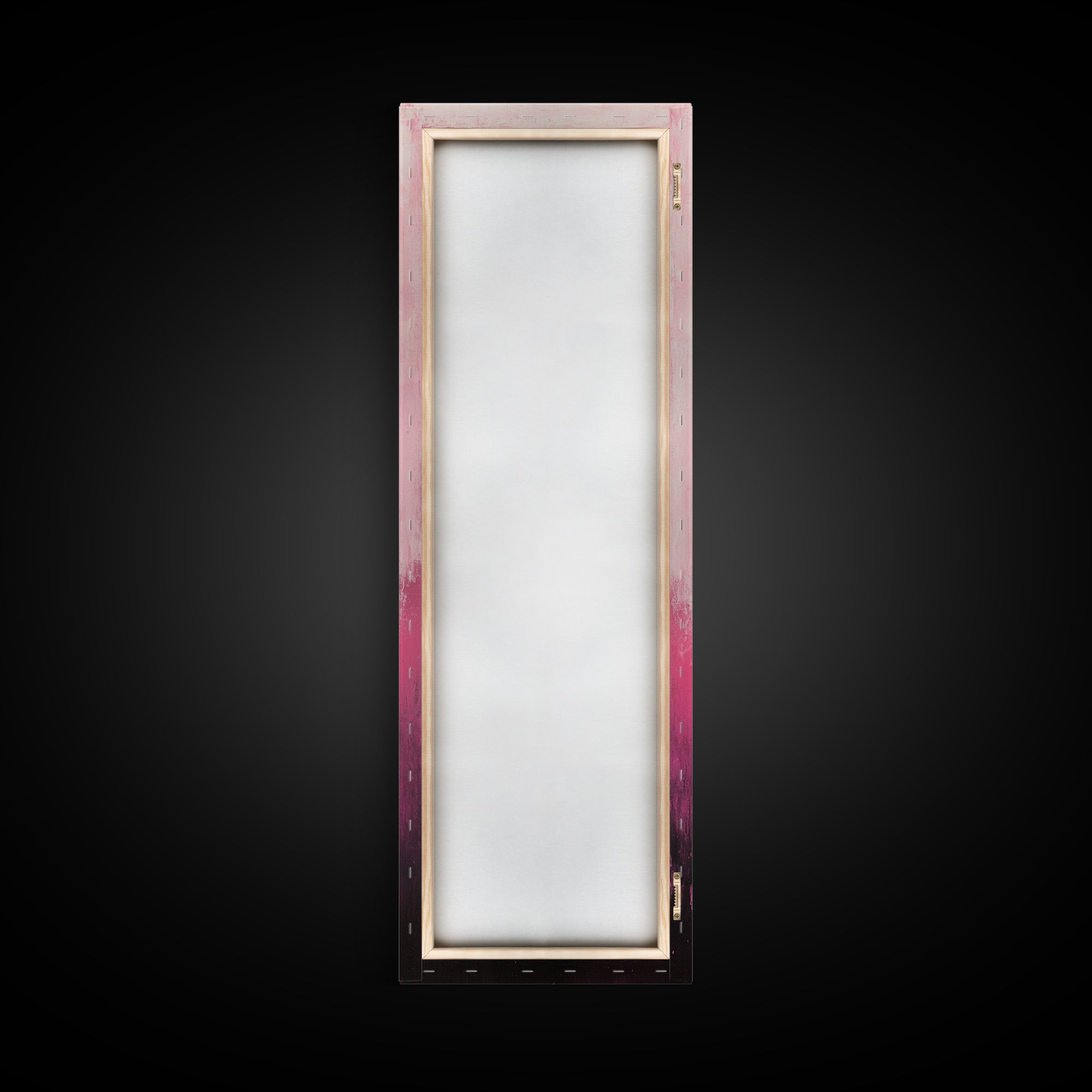 Gradient Pink Ombre Framed Canvas Print Light Pink Abstract Wall Art Bedroom or Living Room Coastal Cowgirl Aesthetic