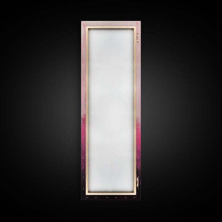 Gradient Pink Ombre Framed Canvas Print Light Pink Abstract Wall Art Bedroom or Living Room Coastal Cowgirl Aesthetic