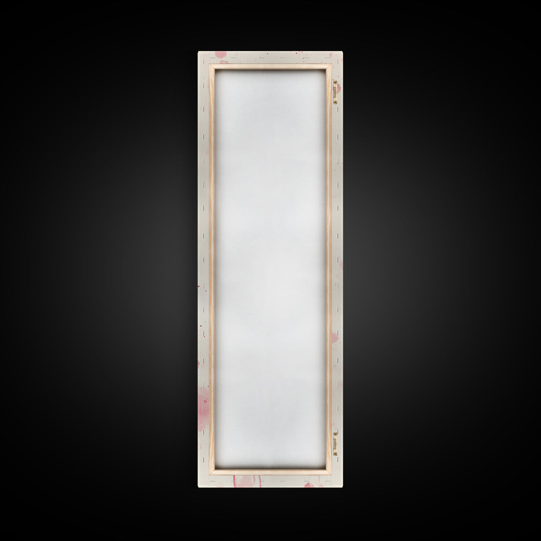 Retro Pink Camera Canvas Print Whimsical Wall Art Photography Lover Gift Living Room Art Vertical Pink Abstract Minimalist