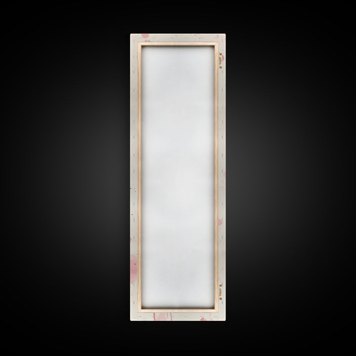 Retro Pink Camera Canvas Print Whimsical Wall Art Photography Lover Gift Living Room Art Vertical Pink Abstract Minimalist