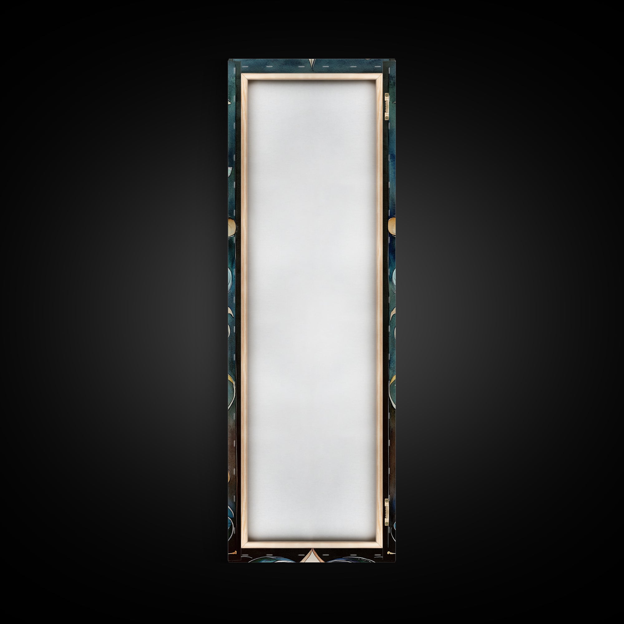 Canvas Print Moroccan Wall Art Botanical Prints Chinoiserie Wall Art Floral Rustic Decor Tall Narrow Wall Art Bedroom Art Christmas Gift