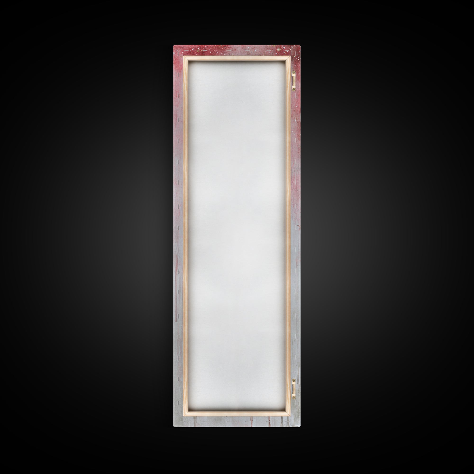 Crescent Moon Illustration Canvas Print Wabi Sabi Art Minimalist Bedroom Artwork Moon Oil Painting Rustic Fall Wall Decor Gift