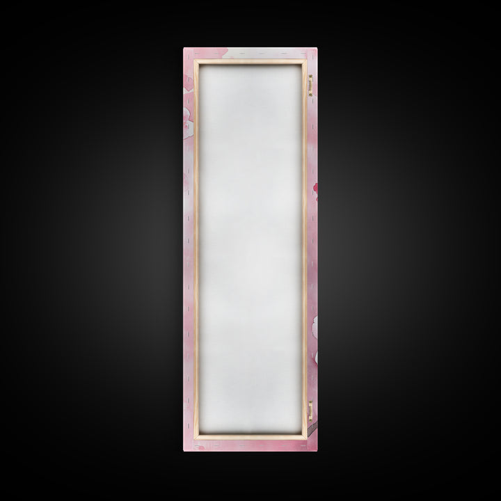 Delicate Cherry Blossom Framed Canvas Print Featuring Japanese-Inspired Botanical Prints for Bedroom or Living Room Wall Art