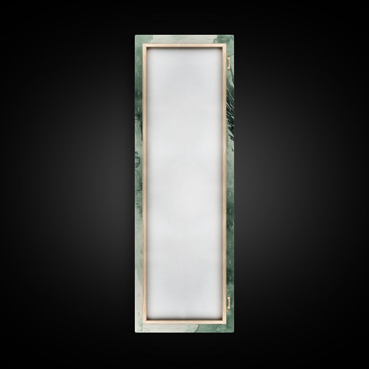 Dark Angel Silhouette Canvas Print Angel Art Prints Dark Angels Wall Art Moody Art Gothic Living Room Art Vertical Wall Decor