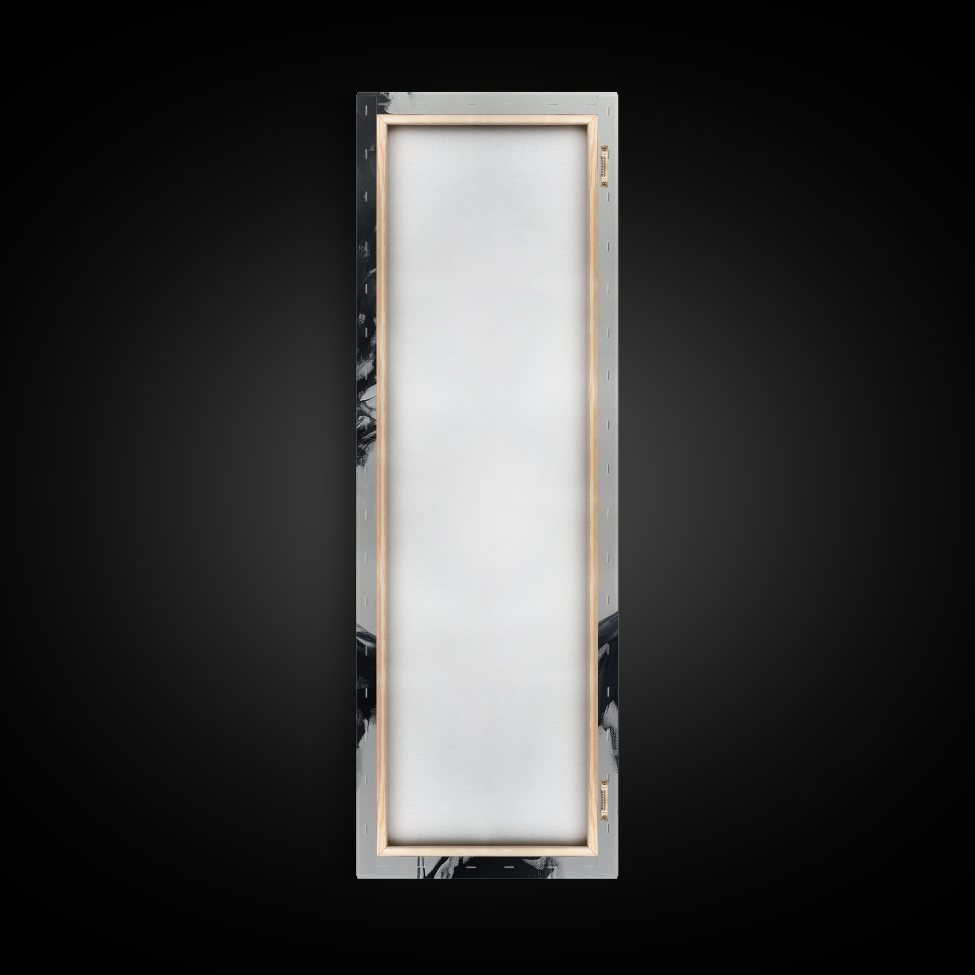 Dark Smoke Wall Art Framed Canvas Print Gothic Fantasy Decor Moody Painting Vertical Art Gift Idea Gothic Art Print