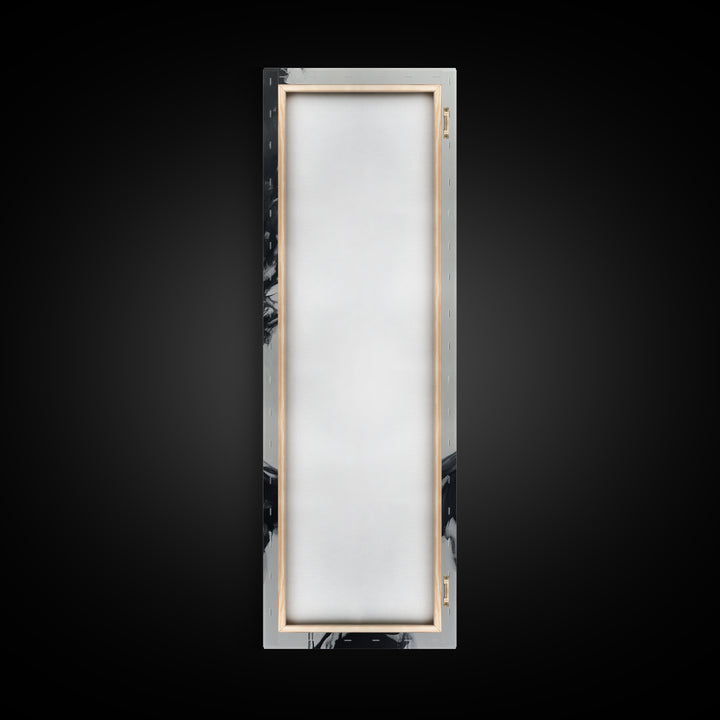 Dark Smoke Wall Art Framed Canvas Print Gothic Fantasy Decor Moody Painting Vertical Art Gift Idea Gothic Art Print