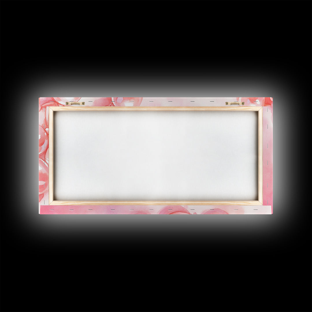 Blush Pearl Art Canvas Print Featuring Pearl Painting and Light Pink Wall Art Minimalist Art Gift Idea Guest Room Rustic Wall Decor