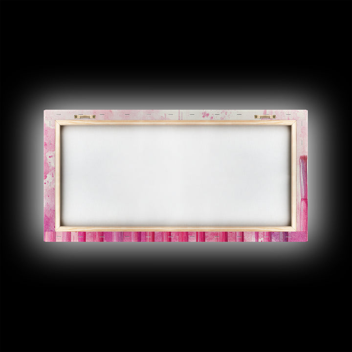 Artistic Brushes Canvas Print Pink Abstract Art Tools Studio Decor Light Pink Wall Art Boho Minimalist Wabi Sabi Artist Gift Idea