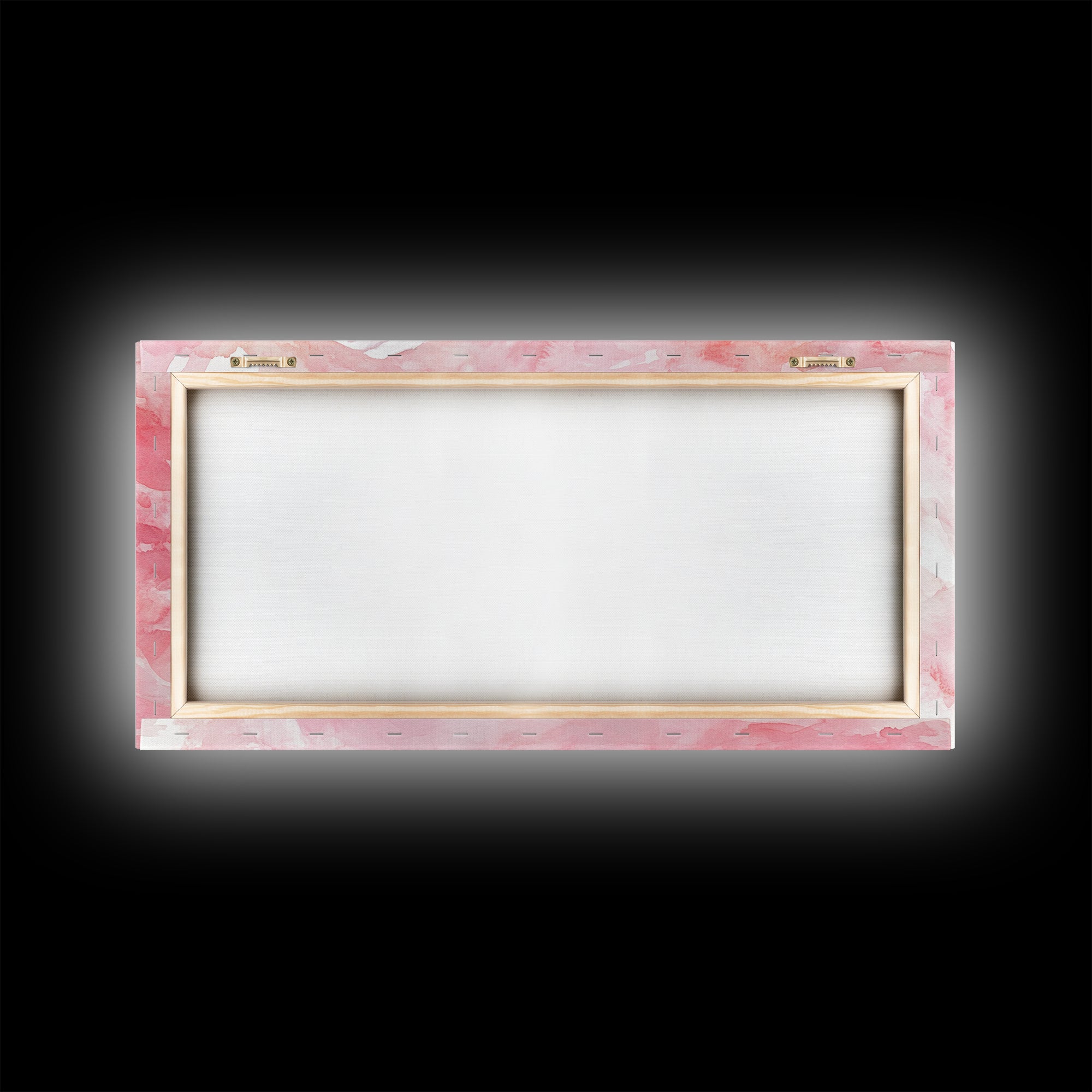 Delicate Veiled Woman Canvas Print Light Pink Wall Art Feminine Minimalist Art Bedroom Decor Above Bed Boho Art Gift Idea