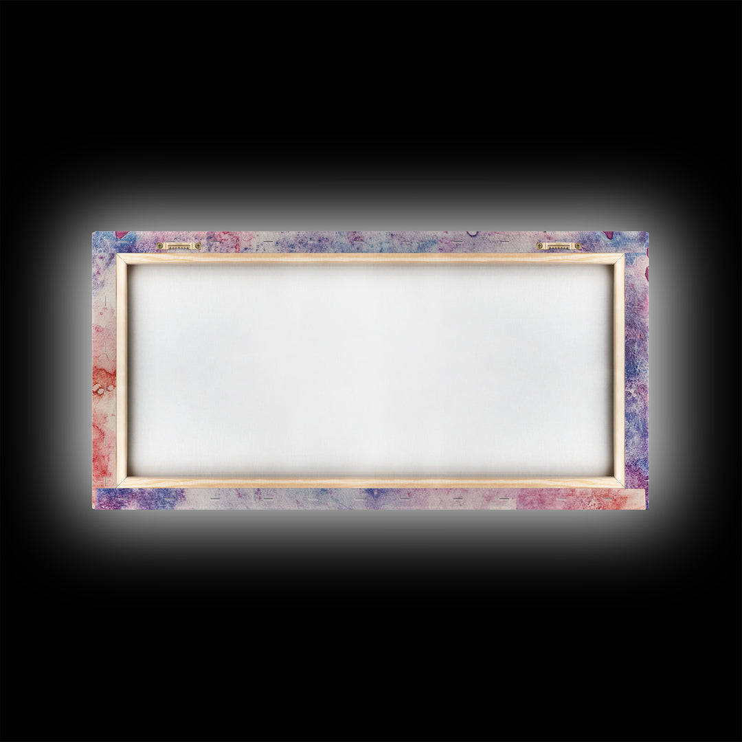 Angel Wings Canvas Print Dark Angels Wall Art Pink Abstract Art Light Pink Wall Art Moody Artwork Whimsical Art Bedroom Decor