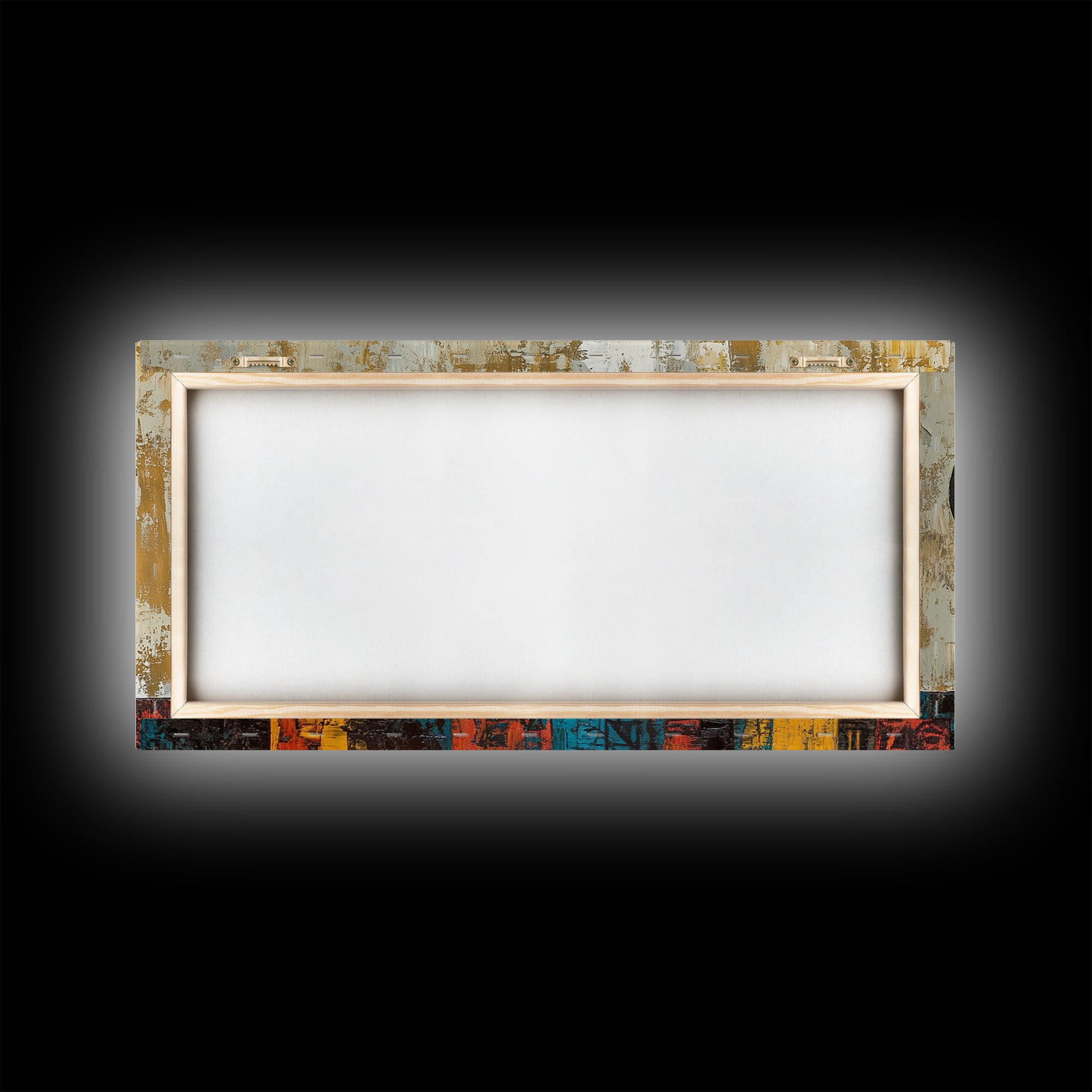 Afrocentric Geometric Art Framed Canvas Print, African Wall Decor, Bold Living Room Art, Unique Therapy Gift Idea Him Her