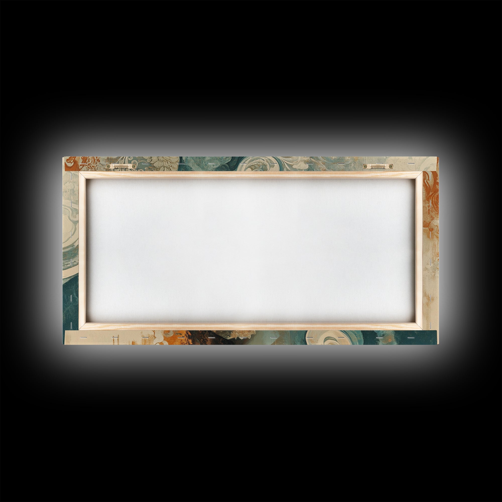 Art Nouveau Framed Canvas Print Featuring Goddess Art and Botanical Prints Beautiful Feminine Inspired Bedroom or Guest Room Art