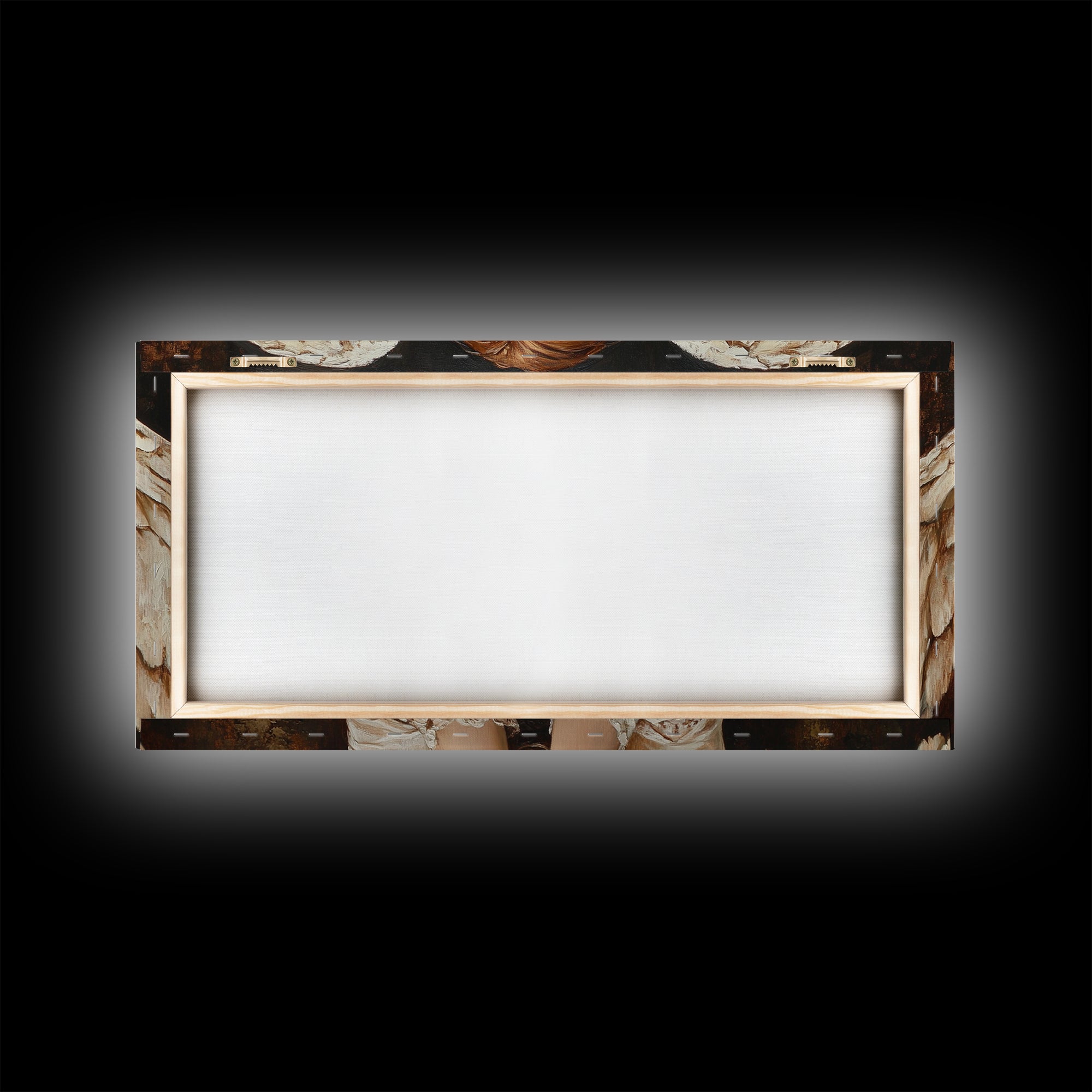 Angelic Beauty Portrait Framed Canvas Print Featuring Angel Art Prints and Moody Art Ideal Bedroom Wall Art or Guest Room Art