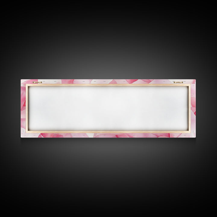 Pink Ribbon Abstract Art Canvas Print Light Pink Wall Art Minimalist Artwork Bedroom Art Above Sofa Decor Gift Idea For Her
