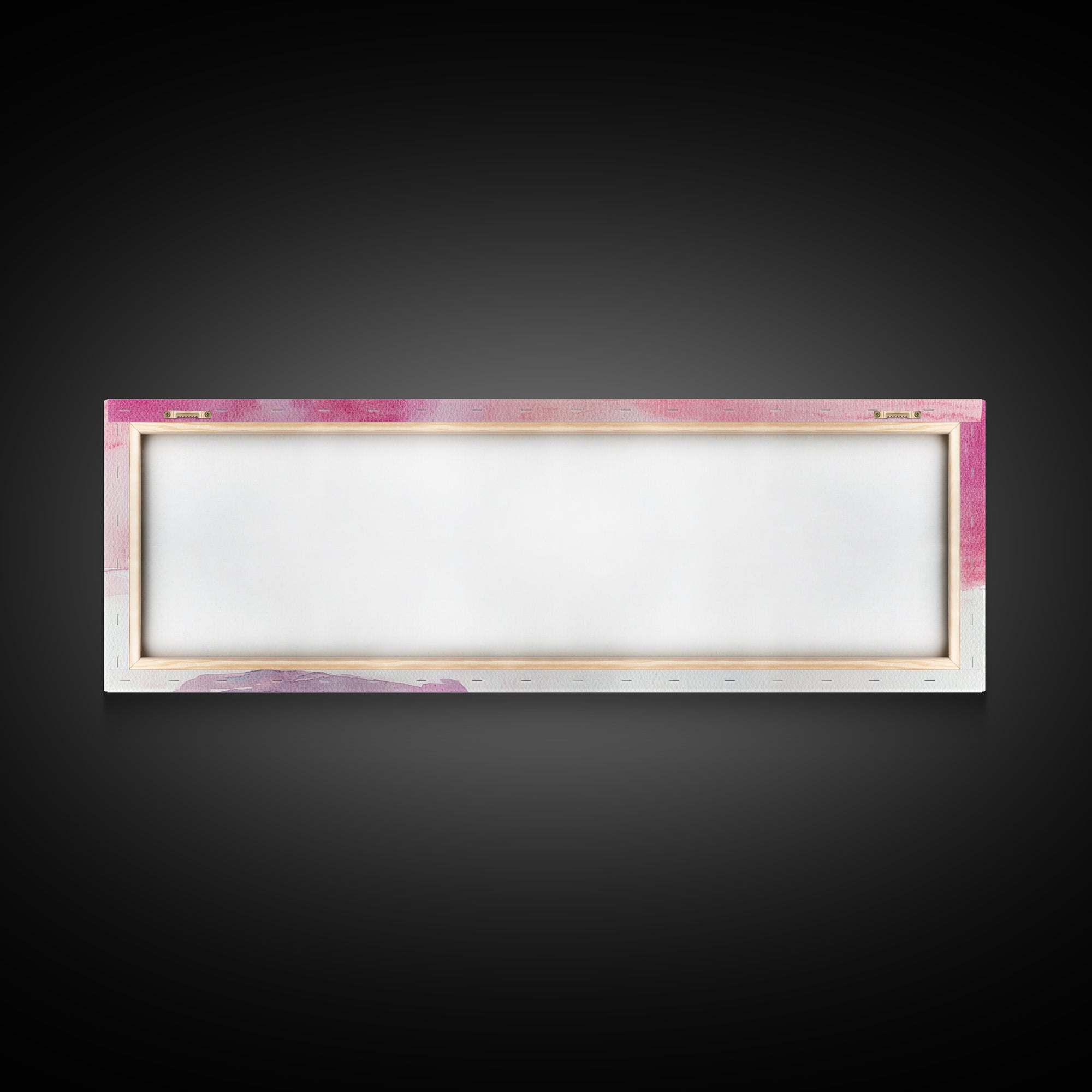 Beaded Bracelet Painting Canvas Print Featuring Whimsical Jewelry, Pink Orange Wall Art Ideal Bedroom or Dressing Room Art